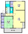 セジュールウエスト Bの間取り画像