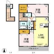 ヴェネレ／イルソーレ イルソーレの間取り画像