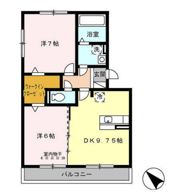 K．I．ハイツの間取り画像