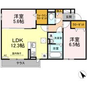 ブリーゼⅢの間取り画像