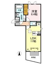 エスポワールHugの間取り画像