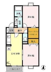 Plaire Dの間取り画像