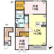 セントセシリア A棟の間取り画像
