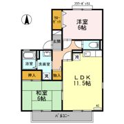 セジュールとみと B棟の間取り画像