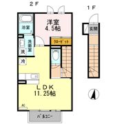ヴィルヌーブ参番館の間取り画像
