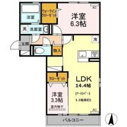 セレブ南高江の間取り画像