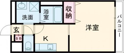 アムール 高松東の間取り画像