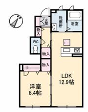 シャーメゾンガーデンズ多度津 B棟の間取り画像