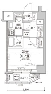 ルフレイムーブル立川の間取り画像