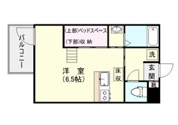 KOU TAI SHIN BUIL 荒田の間取り画像