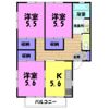 メアリー岡本 Ⅰの間取り画像