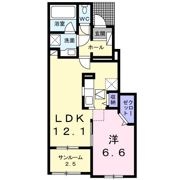 エトワール藤方 Ⅱの間取り画像