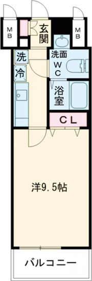 Jino平野の間取り画像