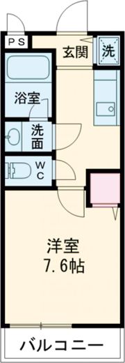 レボントゥリはせでⅡ番館の間取り画像