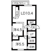フェリーチェ麻生の間取り画像