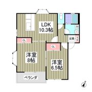キャッスルBの間取り画像