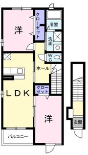 ブライトBの間取り画像