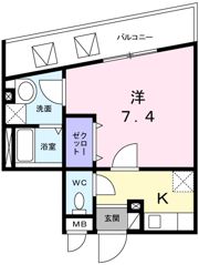 サクセス武庫川の間取り画像