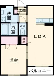 ザ フジイ ガーデンAの間取り画像