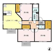 コルベイユ Aの間取り画像