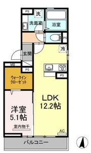 GRANDIR Ⅱの間取り画像