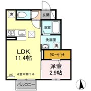 Dーroom東中央の間取り画像