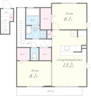 プロニティヴィラCの間取り画像