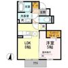 インペリアル パレス Aの間取り画像