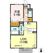 サニー矢倉下 Aの間取り画像