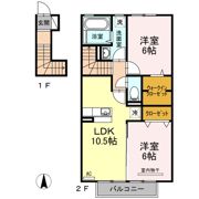 ディアコートの間取り画像