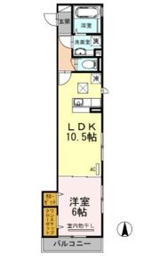 セジュール武蔵新城の間取り画像