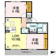 グランテラス Bの間取り画像