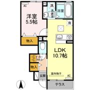 プランドールⅦ B棟の間取り画像