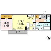グラン・コート末広通の間取り画像