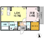グリーンパーク弥生 Aの間取り画像