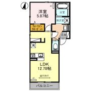 ボナール A棟の間取り画像