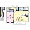 ヴィラ チェリーブロッサムの間取り画像