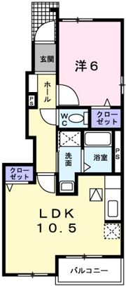 エアリー枝川の間取り画像
