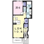 レジデンス愛Bの間取り画像