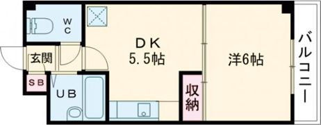 アーバン・ヨシダⅠの間取り画像