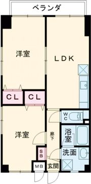 ガーデン桜坂の間取り画像