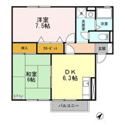 カーサ・フロンティア Bの間取り画像