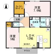 ソレイユ藍住の間取り画像