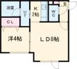 フォレスト月寒東の間取り画像