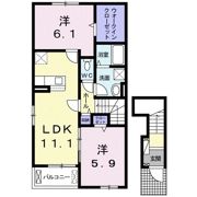 メゾンユタカの間取り画像