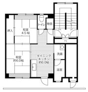 ビレッジハウス雲州平田2号棟の間取り画像