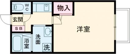 セジュールZENZO Bの間取り画像