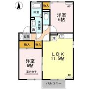 ベル リヴェールの間取り画像