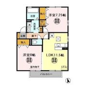 カーサ アコルデ A・Bの間取り画像