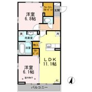 アルカンシエルⅡの間取り画像